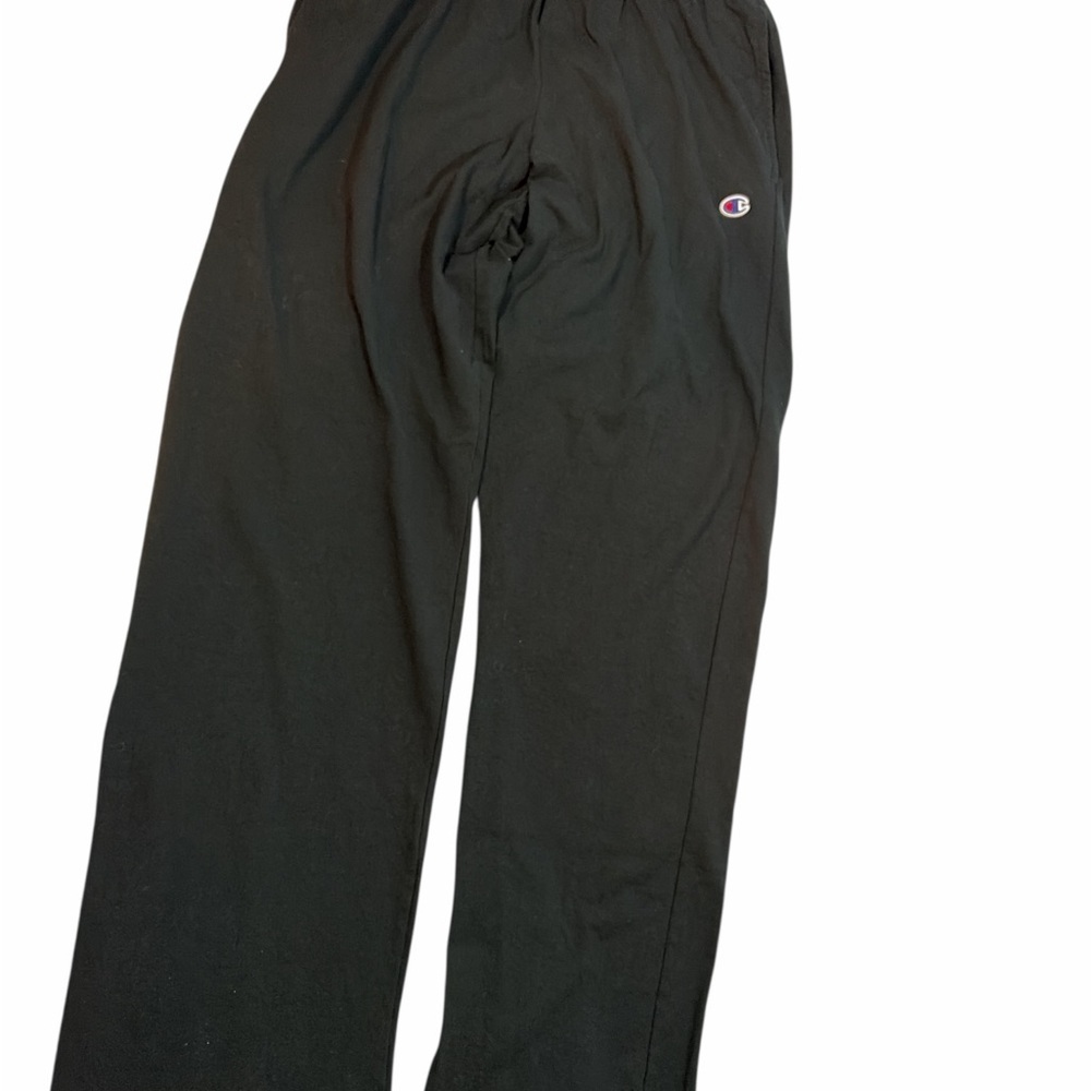 Men's Champion Jersey Pants Pockets Black/Gray M Set 2 - Picture 2 of 16